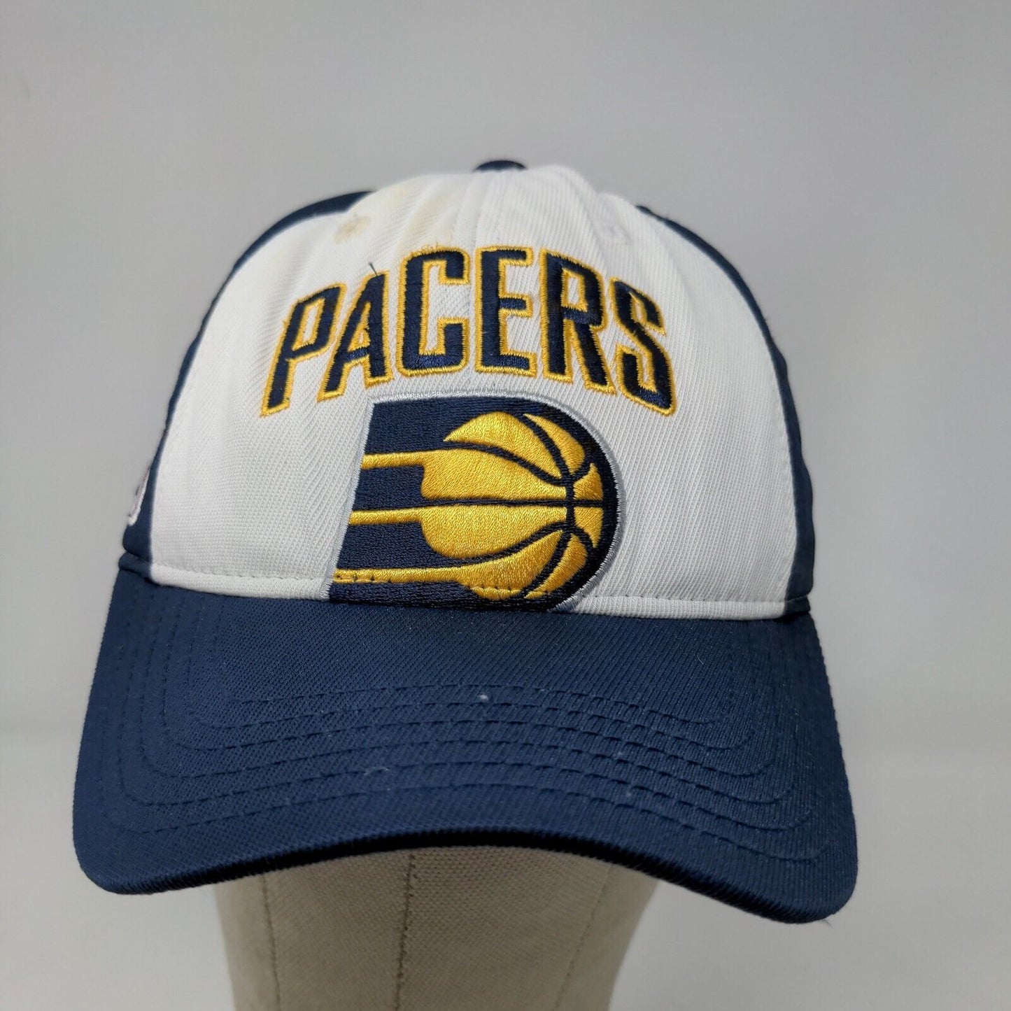 Reebok Boys Fitted Hat Blue White Embroidered Indiana Pacers Logo