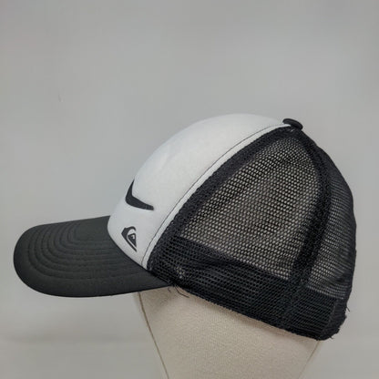 Mustache Snapback Mesh Back Trucker Hat Black One Size Quiksilver