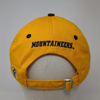 West Virginia Mountaineers NCAA The Game Cap Hat Yellow Blue One Size Slideback