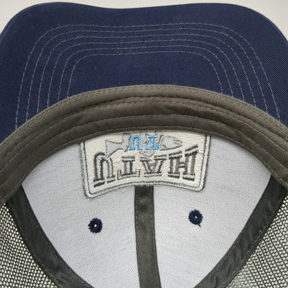 Arcadian Outfitters Trucker Hat Blue One Size Utah Fish Patch Snapback Mesh Cap