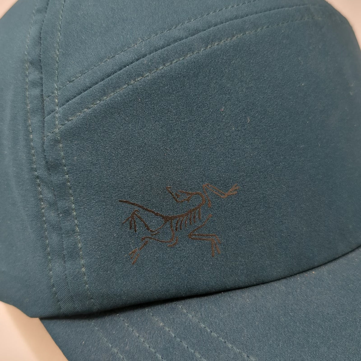 Arc'teryx 5 Panel Cap Blue One Size Logo Technical Polyester Adjustable Hat