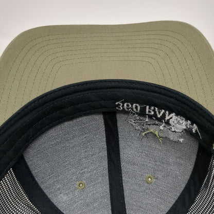 Richardson Trucker Hat Green Black One Size 360 Ranch Boar Mesh Snapback Cap