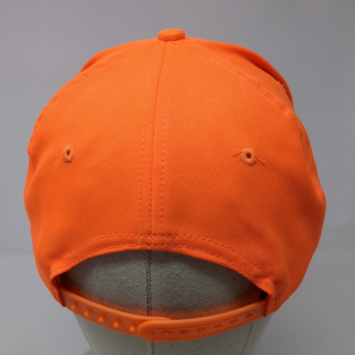 Signatures Snapback Hat Orange One Size Adjustable 6 Panel Blank Rope