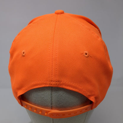 Signatures Snapback Hat Orange One Size Adjustable 6 Panel Blank Rope