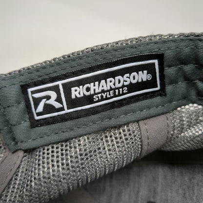 Richardson Trucker Hat Black Gray Blue One Size ASC Building Products Snapback