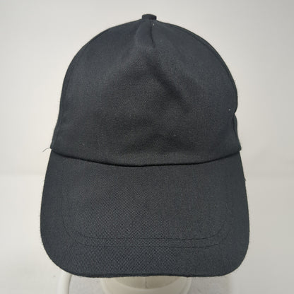 Agricas Slideback Hat Black One Size Adjustable Solid Outdoor Casual