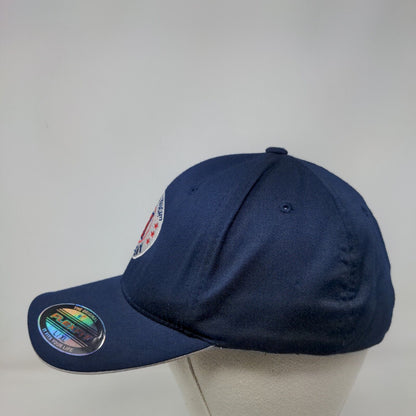 Harvey Shooter's Touch Academy Fitted Hat Blue L/XL Embroidered Flexfit