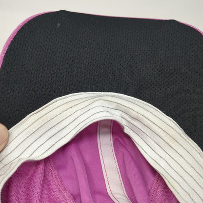 Brooks Pink Baseball Cap One Size Running Hat Mesh Side Panels Performance Fit