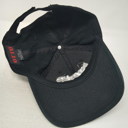 Otto Baseball Cap Black One Size Embroidered Kiyoko Graphic Hat Strapback