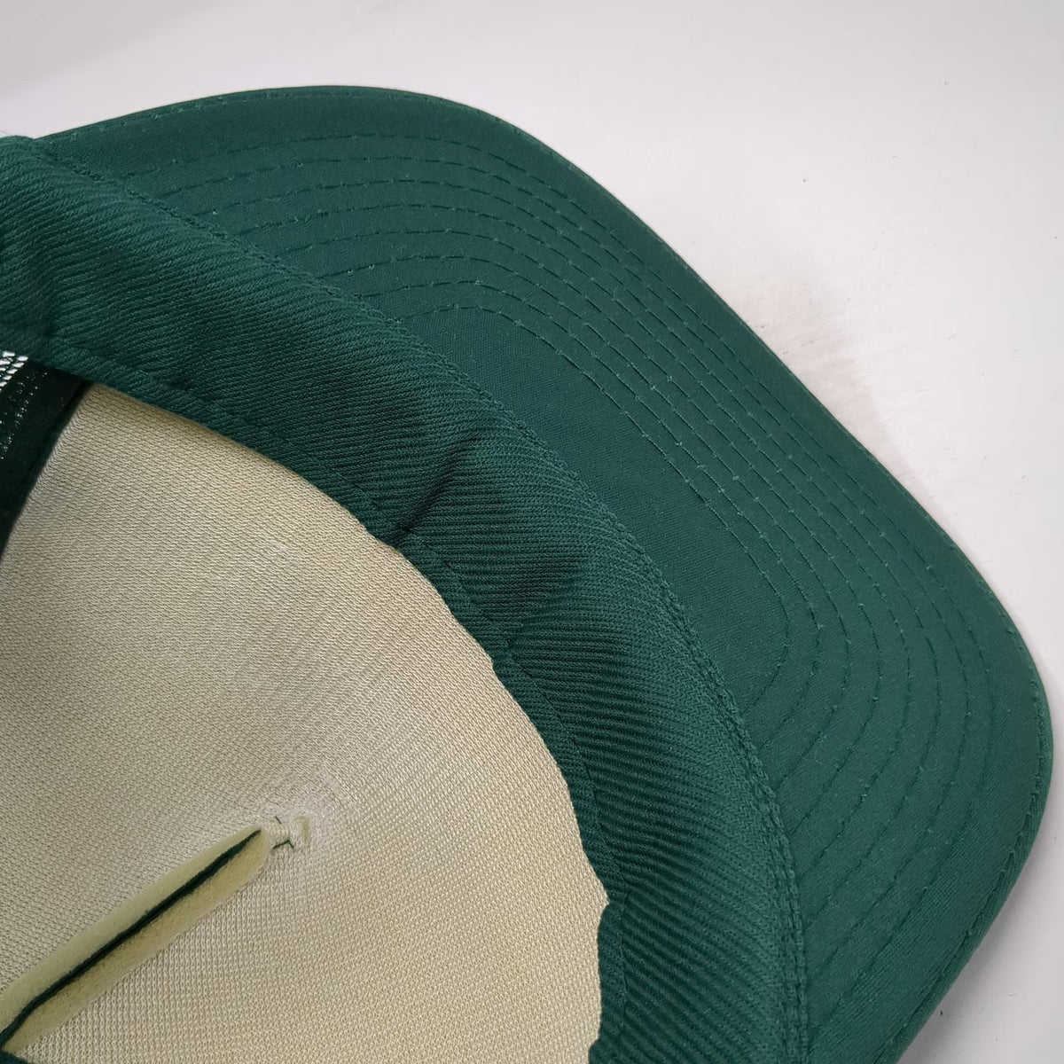 Maydale Trucker Hat Green One Size Foam Front Rope Snapback Vermont Script Cap