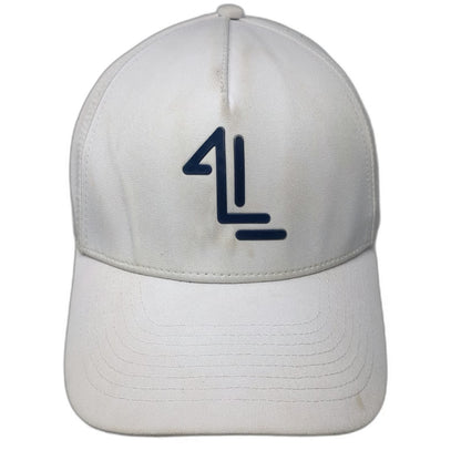 Links Life 5 Panel White Hat One Size Snapback Perforated Golf Performance