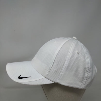 Nike Golf Strapback Hat White OSFM Adjustable Solid Heritage86 Dri-Fit