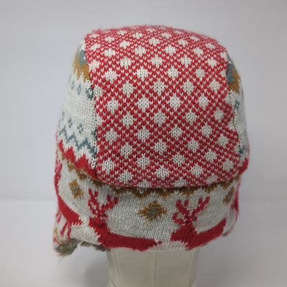 Arizona Trapper Hat Multicolor One Size Ear Flap Faux Fur Winter Fair Isle
