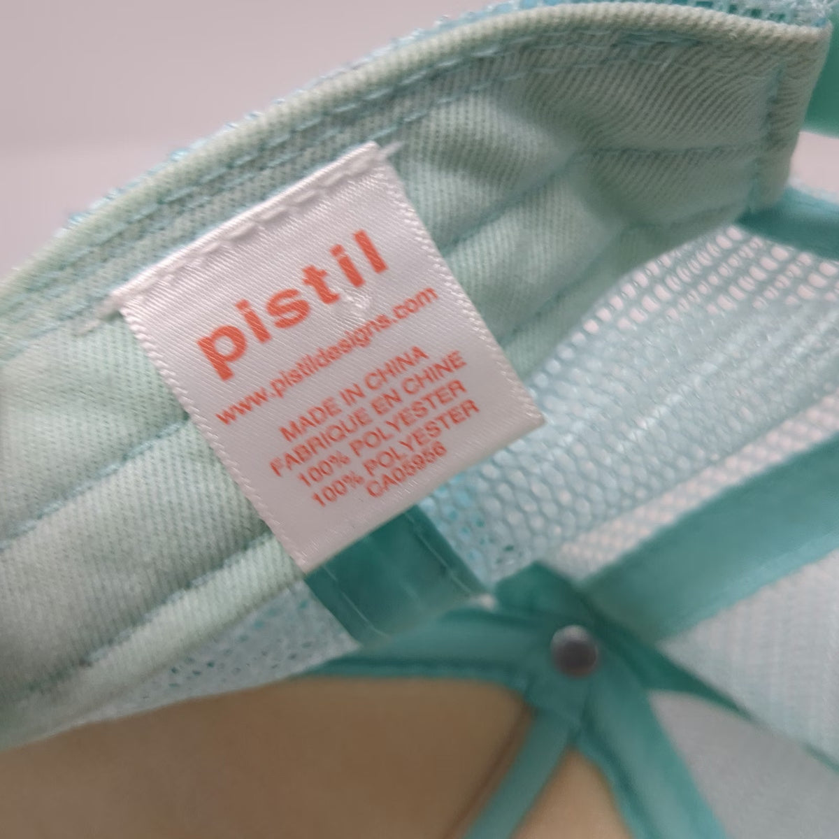 Pistil Trucker Hat Blue White One Size Crossed Arrows Mesh Rope Snapback