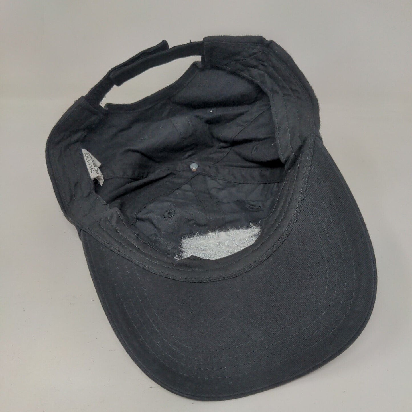 World Famous Dr. McGillicuddy's Strapback Hat Black One Size Embroidered