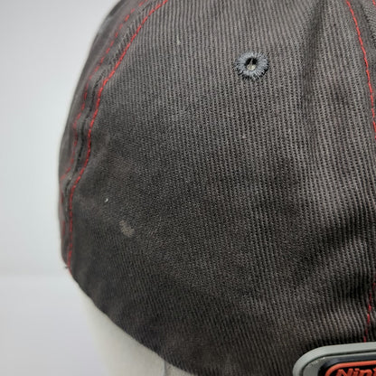 Nintendo 5 Panel Gray One Size NES Controller Red Stitching Stretch Fit Hat
