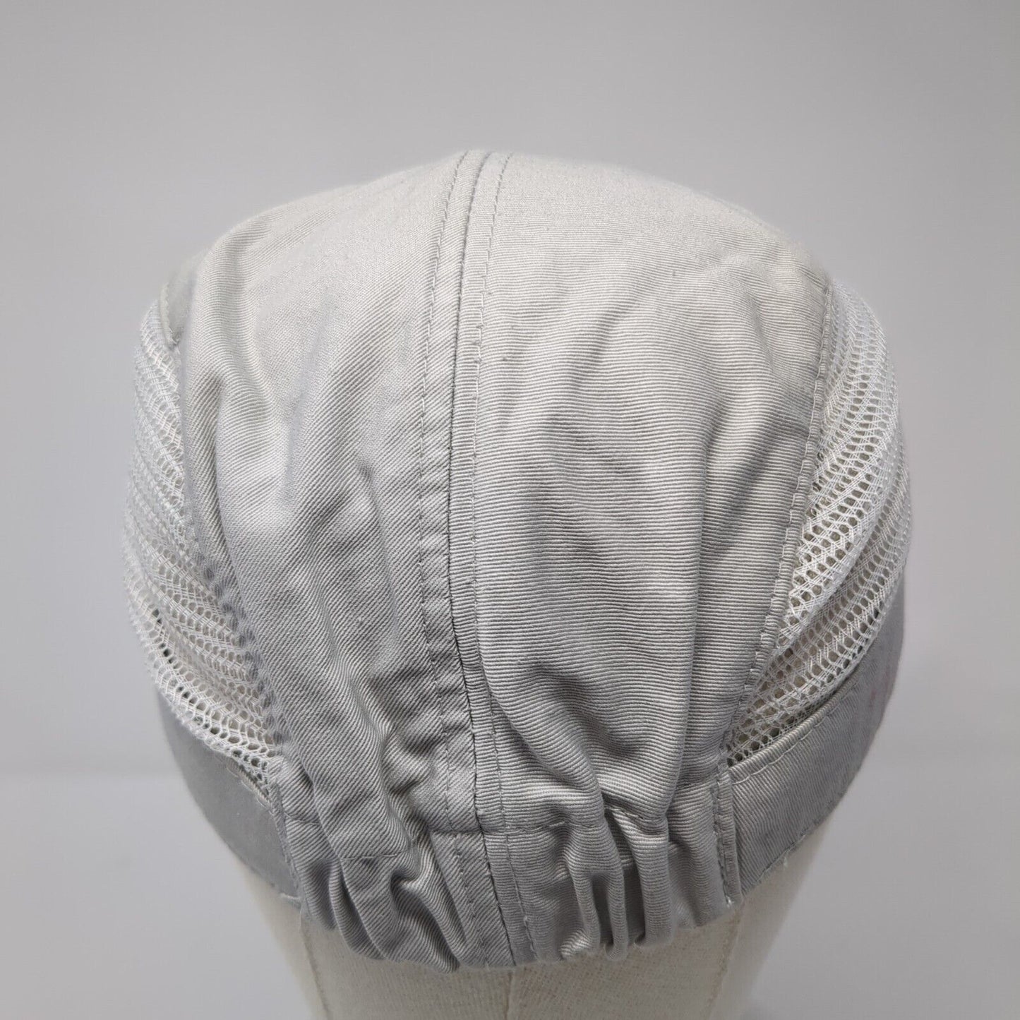 GAC Motor Fitted 5 Panel Hat Gray One Size Mesh Trim Embroidered