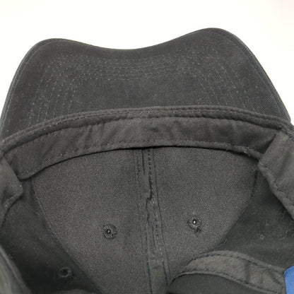 George Strapback Hat Black One Size Adjustable Blank Solid Vent Holes