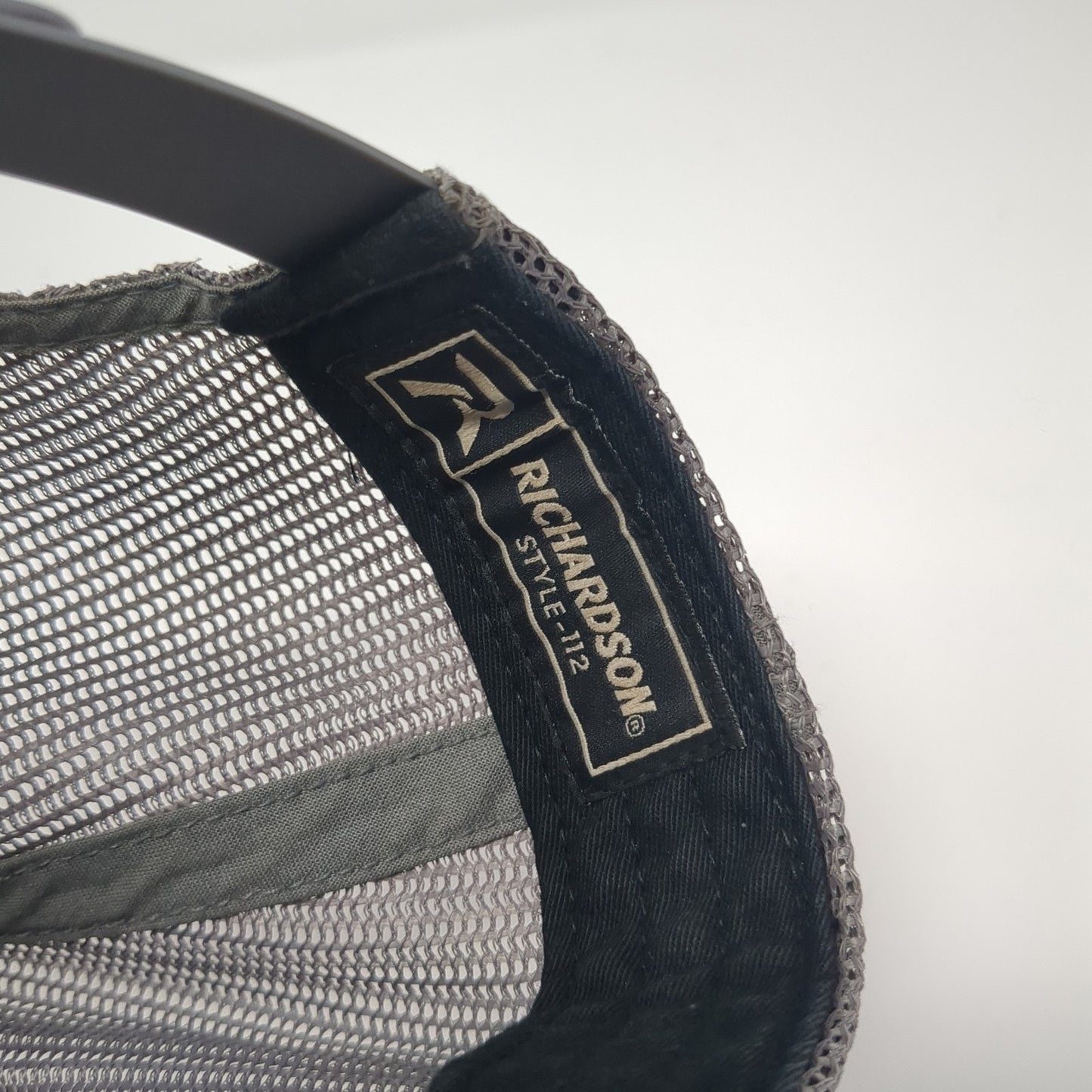 Forty-Seven Snapback Trucker Hat Black One Size Adjustable Mesh Back Richardson