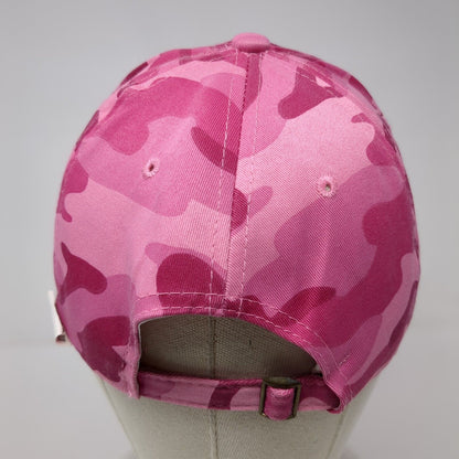 Kun Gu Slideback Hat Pink Camouflage OSFA Adjustable Blank Vent Holes