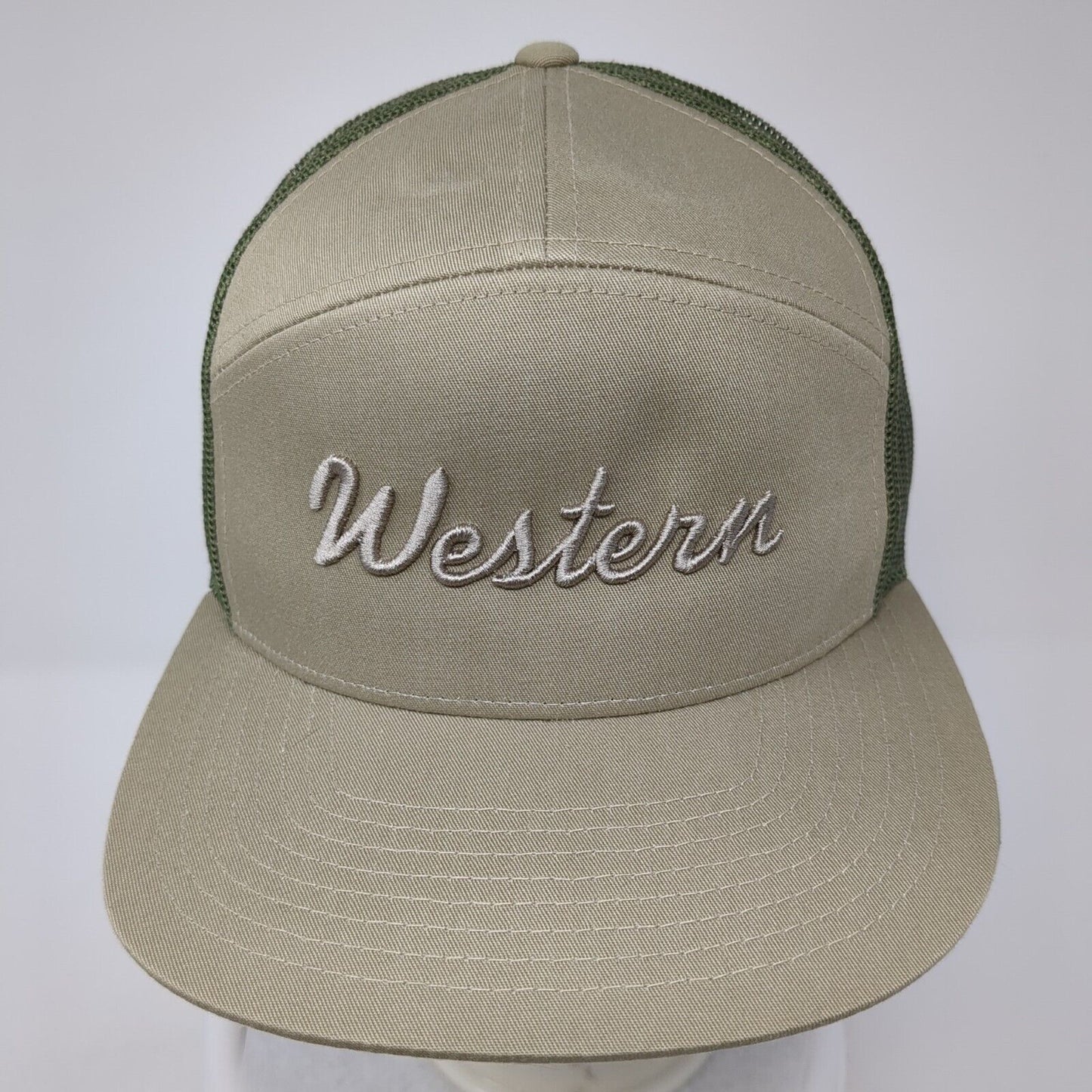 Western Snapback Trucker Hat Multi One Size Mesh Back Adjustable