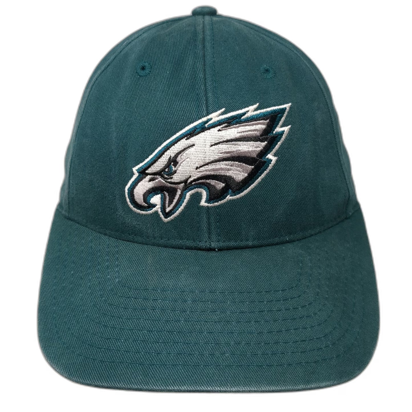 Philadelphia Eagles NFL Team Apparel Green One Size Strapback Embroidered Hat