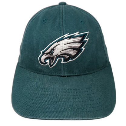 Philadelphia Eagles NFL Team Apparel Green One Size Strapback Embroidered Hat