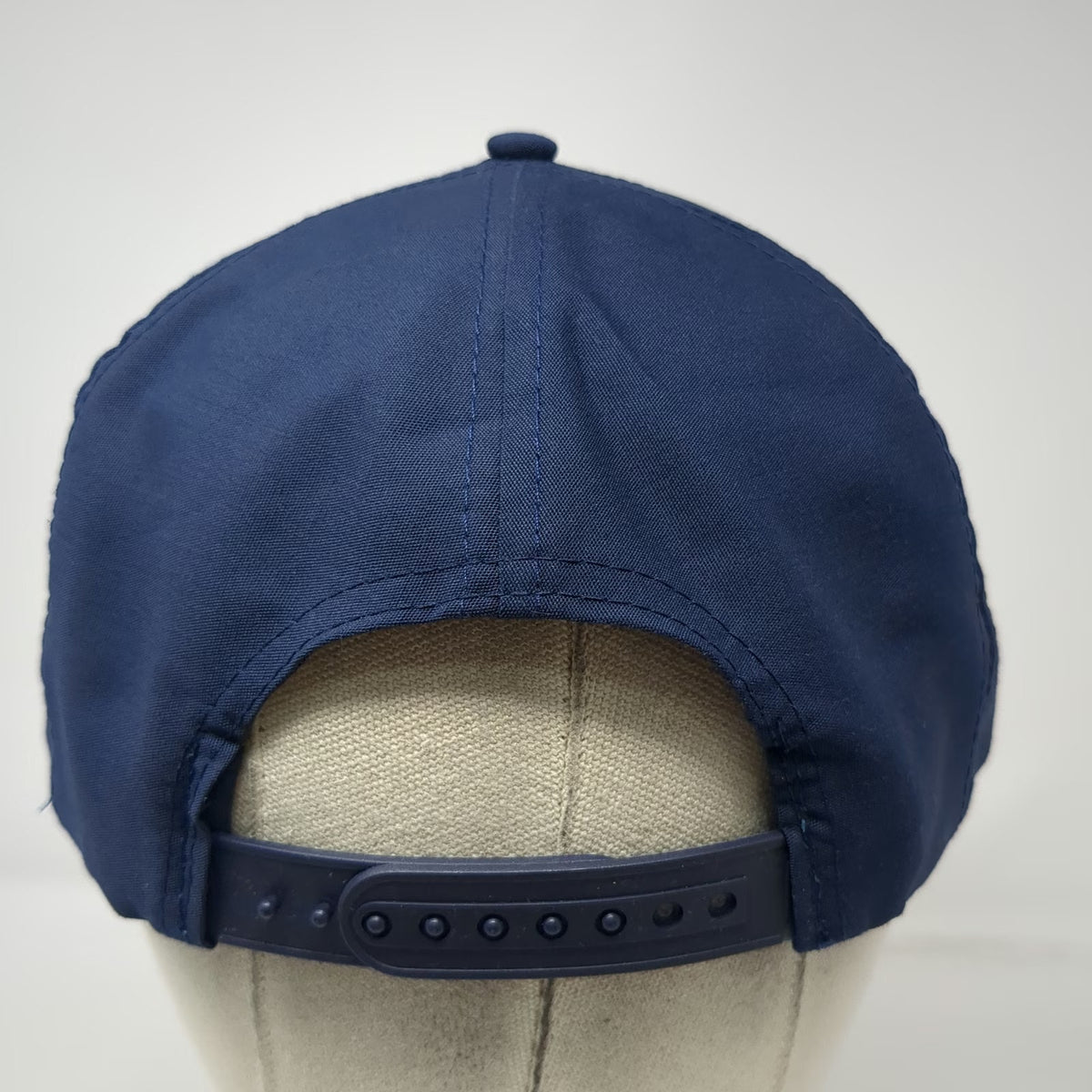 Mountaintop Marketing Trucker Blue Snapback Evans Grain Wheat Rope Hat Vintage