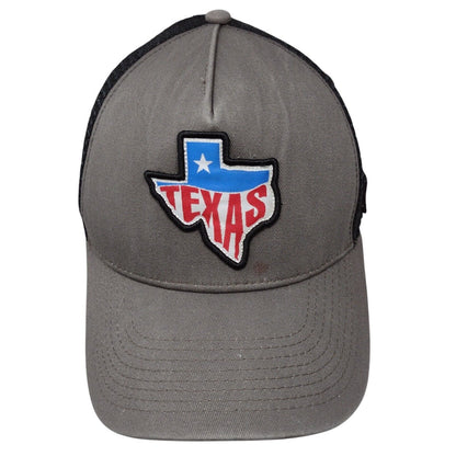 Tyler's Texas Patch Snapback Mesh Back Trucker Hat Gray OSFA Colorblock