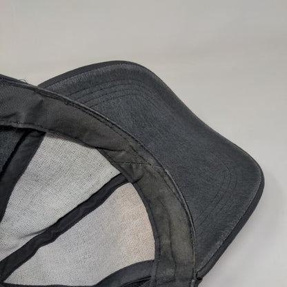Cap By Bee Strapback Hat Black OSFA Adjustable Genuine Leather Blank