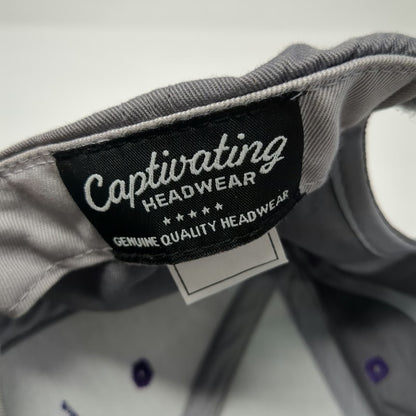 Captivating High Point University NCAA Gray One Size Baseball Cap Strapback Hat
