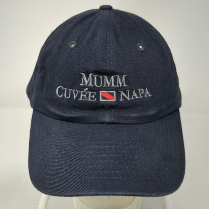 Basic Hat Mumm Cuvee Napa Blue One Size Baseball Cap Hat Slideback Embroidered