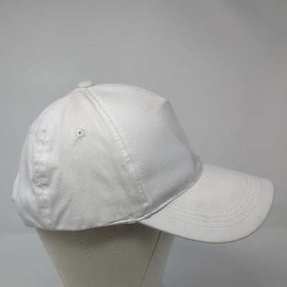 Outdoor Cap Snapback Hat White One Size Adjustable Solid Blank Outdoor