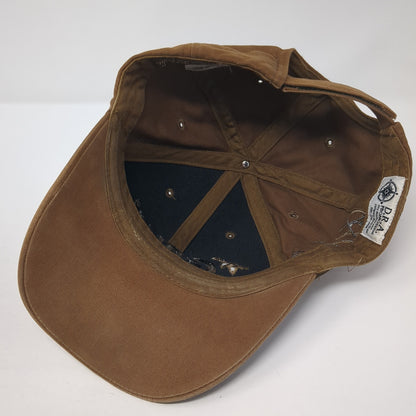 Garst Strapback Hat Brown One Size Adjustable Embroidered Wildlife Series