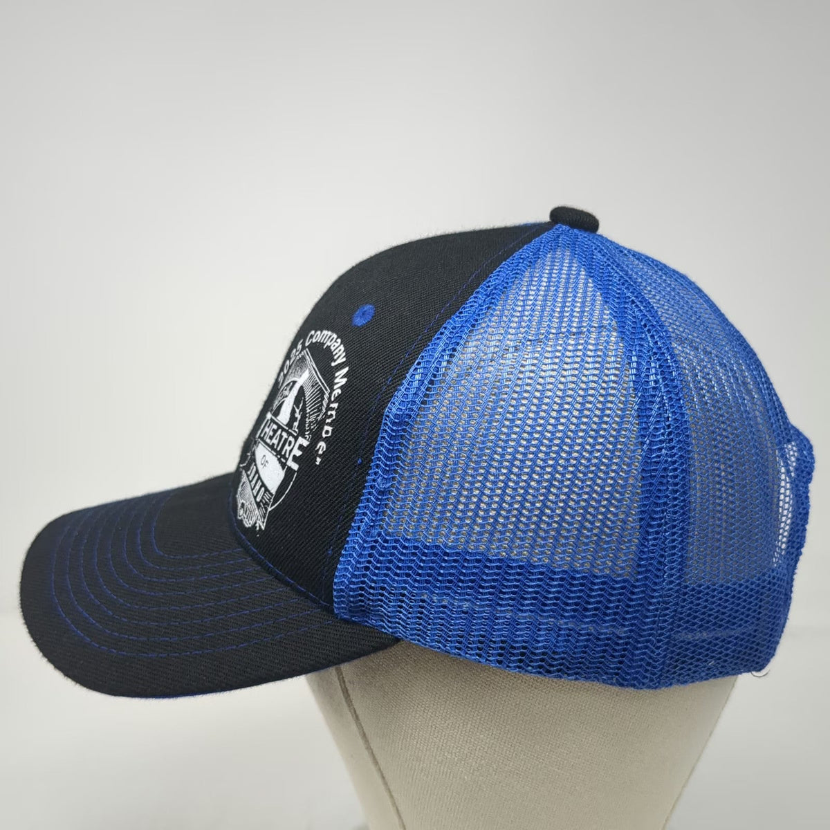 Music Theatre Of Idaho 2025 Company Member Black Blue OSFM Trucker Hat Mesh Brim