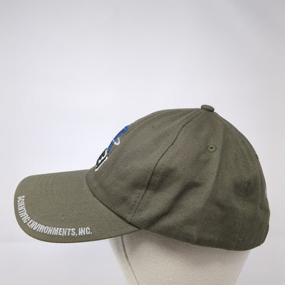 SEI Scientific Environments Inc Slideback Hat Green One Size Adjustable Cotton