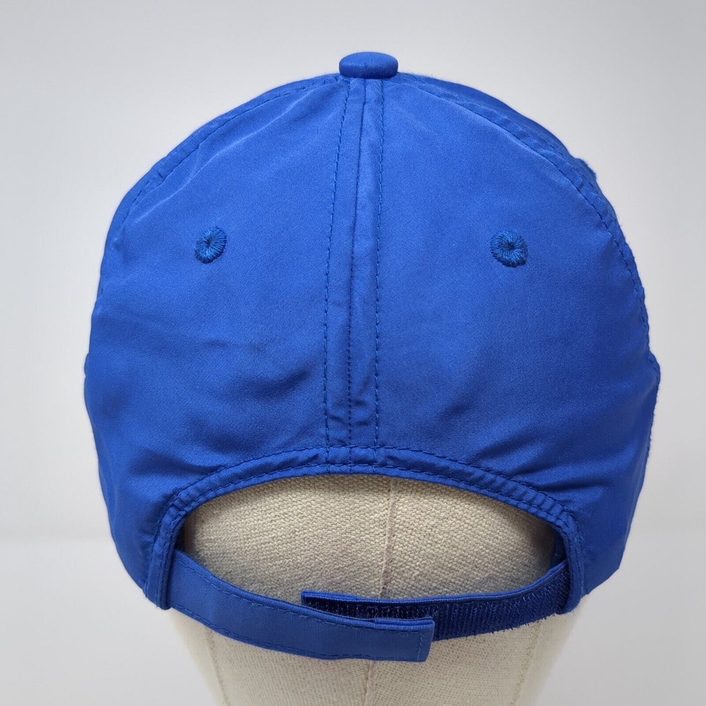 i9 Sports Strapback Hat Blue One Size Adjustable Embroidered Outdoor