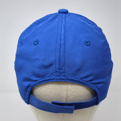 i9 Sports Strapback Hat Blue One Size Adjustable Embroidered Outdoor