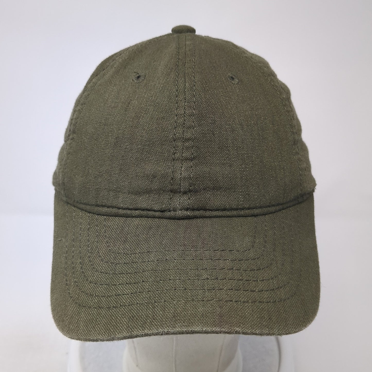 Unbranded Slideback Hat Green One Size Solid Adjustable Blank Outdoor