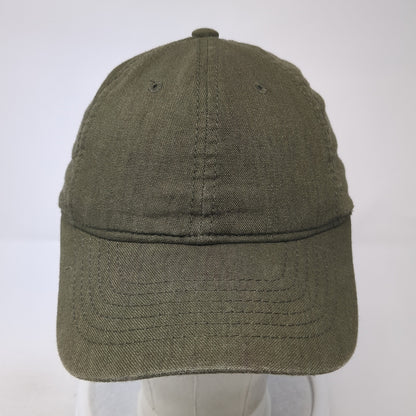 Unbranded Slideback Hat Green One Size Solid Adjustable Blank Outdoor