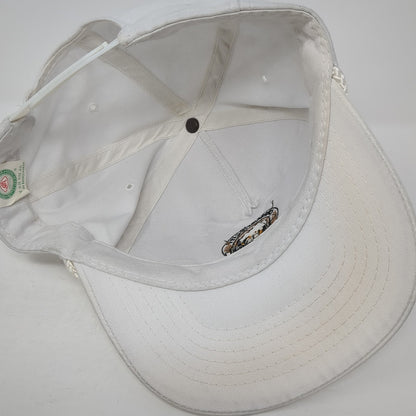 Crescent City Snapback Hat White One Size Adjustable Embroidered Rope Young An