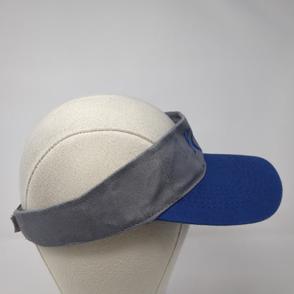 KC Sun Visor Hat Multicolor One Size Adjustable Strap Embroidered Lightweight