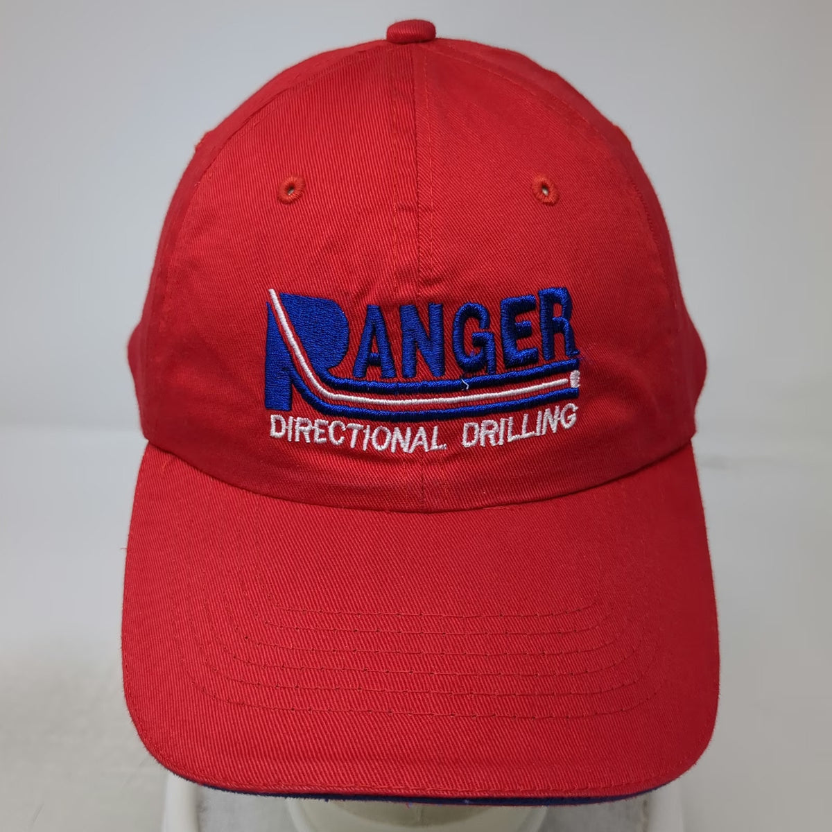 Mills J. Vautrot Ranger Directional Drilling Hat Red One Size Baseball Cap
