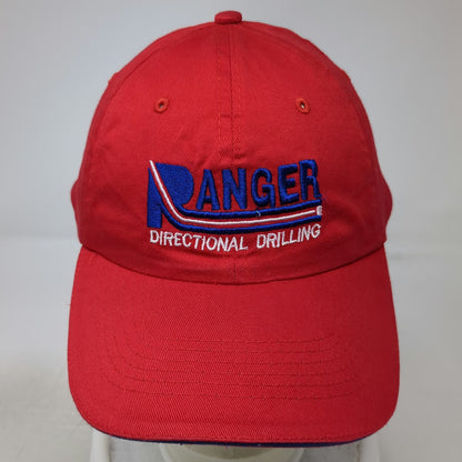 Mills J. Vautrot Ranger Directional Drilling Hat Red One Size Baseball Cap