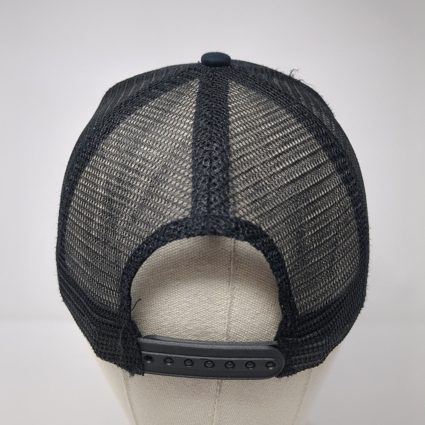 Life Surf Snapback Mesh Back Hat Black Embroidered Logo Christian Religious