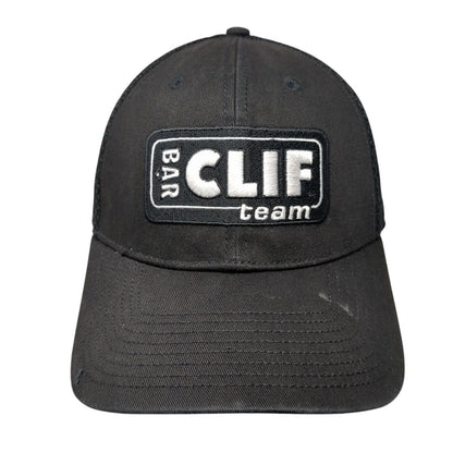 Bar Clif Team Fitted Trucker Hat Black M/L Embroidered Mesh Back New Era