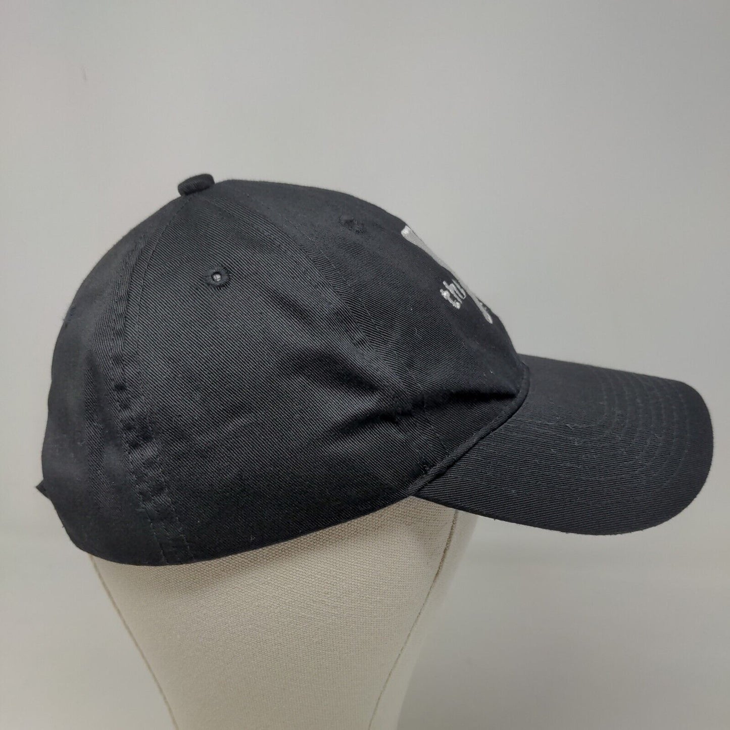 Martin Sports Boy's Strapback Hat Black Embroidered YMCA Logo Polycotton