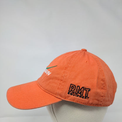 Jacobsen Slideback Hat Orange One Size RMT Equipment Cap America