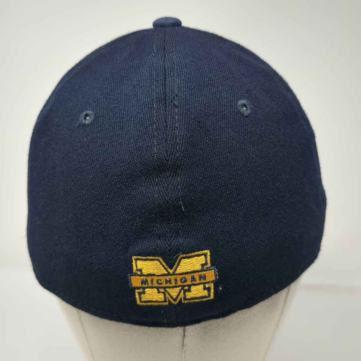 Michigan Wolverines NCAA Top of the World Blue OSFM Cap Stretch Fit Logo M Hat
