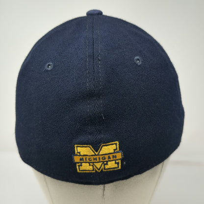 Michigan Wolverines NCAA Top of the World Blue OSFM Cap Stretch Fit Logo M Hat